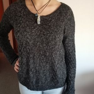 Aeropostale Sweater Weather! Gray chunky soft med